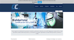 Desktop Screenshot of capelcosmetics.com